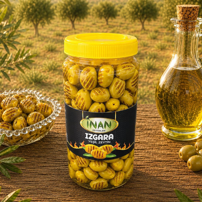 Izgara Yeşil Zeytin 750 gr. İri boy