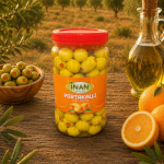 Portakallı Dolgulu Yeşil Zeytin 1 kg